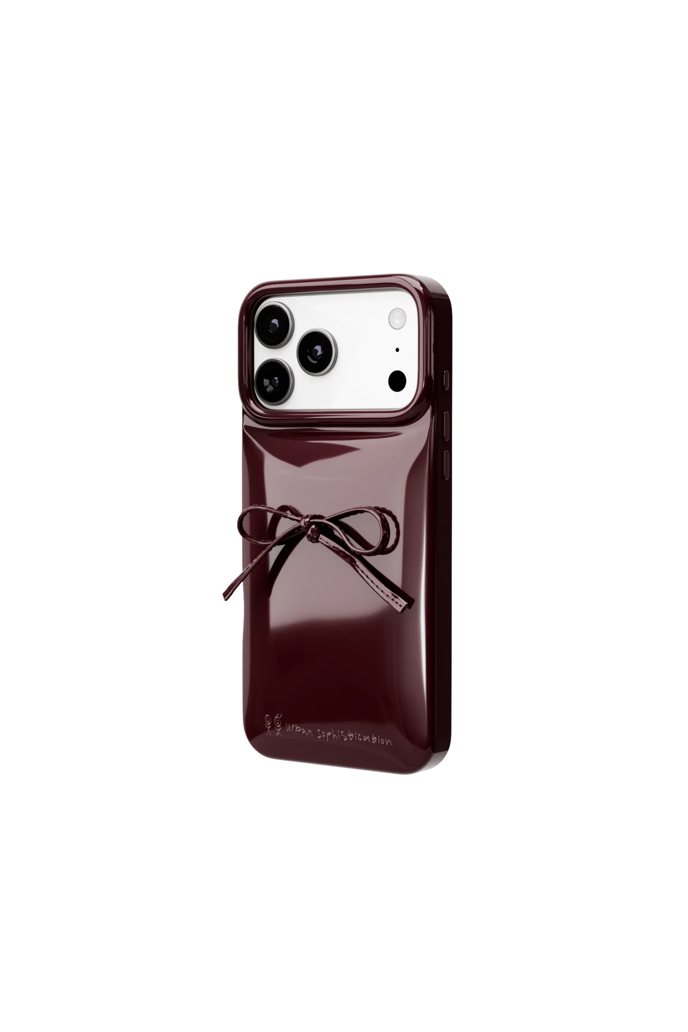 The Soap Case® - Delicate Bow in Dark Cherry - Image 4